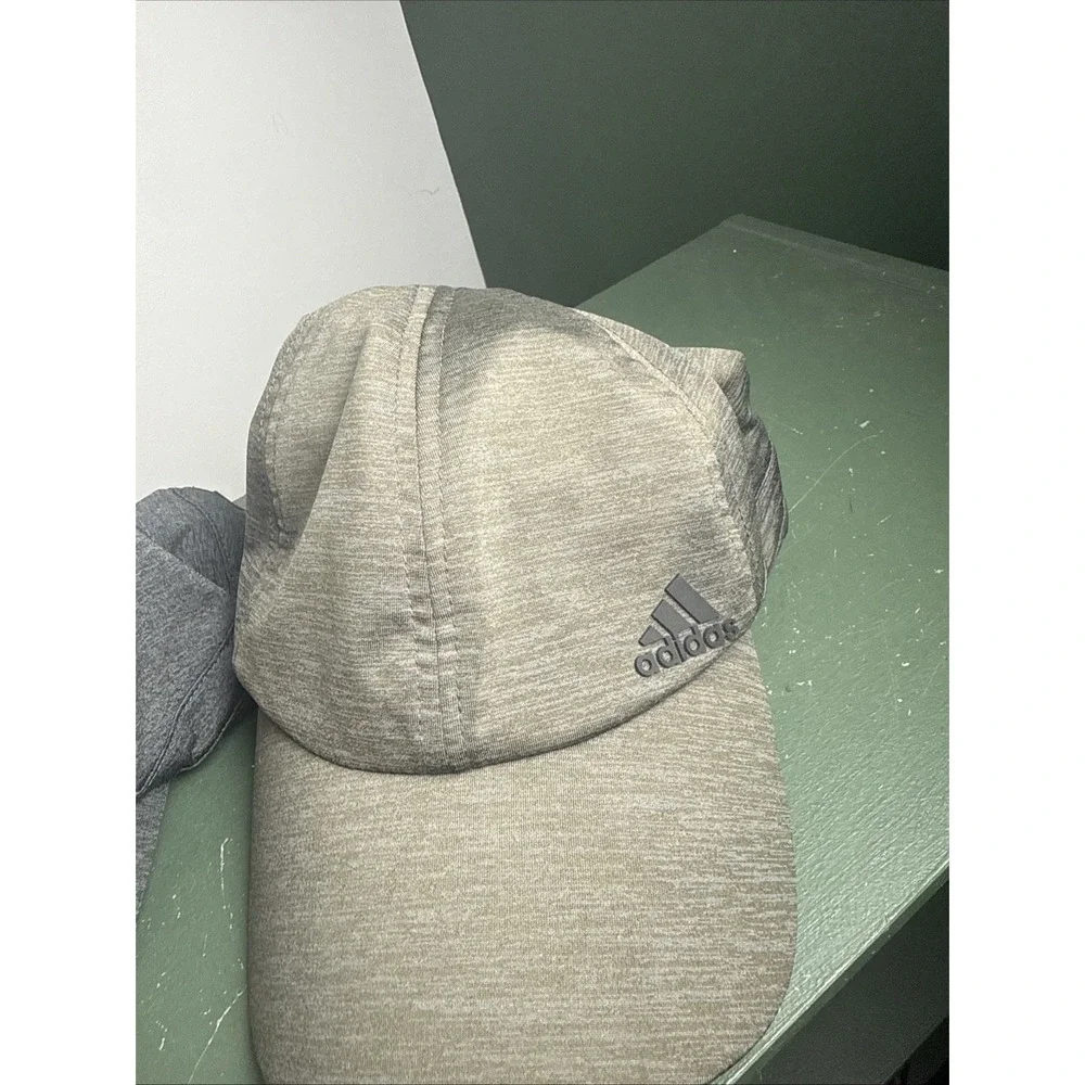 Two Adidas Performance Climalite Knit Golf Hats - OSFM